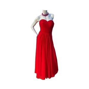 JJs house chiffon long dress with beading
